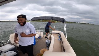 Catfishing Lake Lewisville with the old PDUB crew catch and cook [upl. by Des]