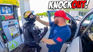 ANGRY DRIVER HITS BIKER AND REGRETS  EPIC amp CRAZY MOTORCYCLE MOMENTS 2024 55 [upl. by Ilrebmyk]