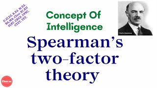 Spearman’s twofactor theory [upl. by Nediarb]