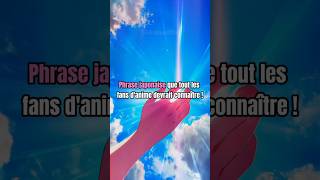 Phrase japonaise que tous les fans danime devraient connaître ✨🌷animeeditpourtoiviralshortjjk [upl. by Ahsrop665]