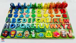 Numbers Colors amp Shapes for Children with Toy Learning  Educational Games for Toddlers preschool [upl. by Nosoj]