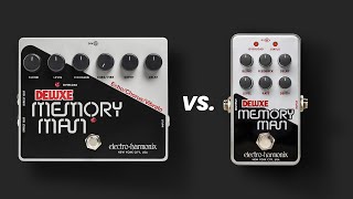 LUSH ANALOG DELAY EHX Deluxe Memory Man vs NANO Deluxe Memory Man [upl. by Carmelo675]