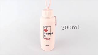 Miniso Glass Water Bottle 300ml [upl. by Anees658]