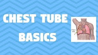 Chest Tube Basics for Nursing Students [upl. by Gluck]