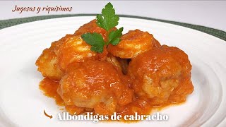 ALBÓNDIGAS de CABRACHO súper jugosas  ALBÓNDIGAS DE PESCADO 🐟🐠 [upl. by Redna]