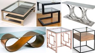 Glass top end table design ideas  glass top side table design ideas  glass top coffee table ideas [upl. by Anaic]