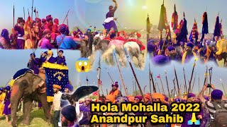 Hola Mohalla 2022  Sri Anandpur Sahib 🙏🏻  Nihang Singh 🔥 [upl. by Nyar]