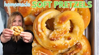 HOMEMADE SOFT PRETZELS RECIPE [upl. by Levan349]