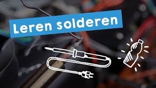 Leren solderen  Onmisbare Tools voor Makers  Missie 2 [upl. by Itram]