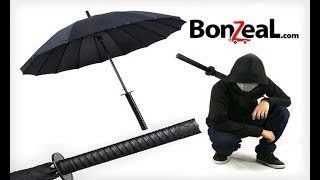 Samurai Sword Umbrella By BonZeaLcom [upl. by Ahtnammas814]