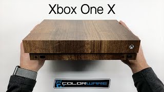 Xbox One X ColorWare Skin Installation [upl. by Pietrek]