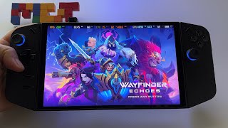 Wayfinder  Lenovo Legion GO handheld gameplay  1000p medium graphics [upl. by Tiras]