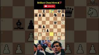 Brilliant Chess Move shorts chess chessmoves chesstactics [upl. by Landrum]