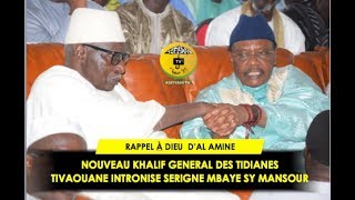 Tivaouane intronise Serigne Mbaye Sy Mansour nouveau Khalif Général des Tidianes [upl. by Dumas503]