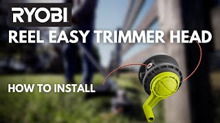 How to Install a RYOBI REELEASY SPEED WINDER Bump Feed Trimmer Head [upl. by Jp]