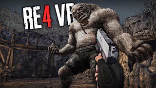 RESIDENT EVIL 4 VR  EL GIGANTE de FRENTE 5 [upl. by Saideman]