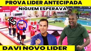 BBB24 🚨 Prova líder de hoje 2202 atencipada pela produção após uma disputa acirrada Davi leva melho [upl. by Fatima903]