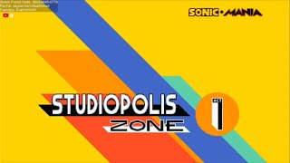 Studiopolis Zone  Sonic Mania [upl. by Litta]