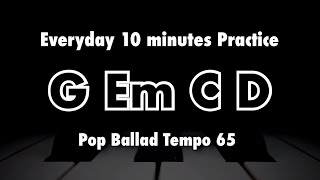 G Em C D G Key  Everyday 10 minutes Practice Backing Track for All Instruments [upl. by Lucie923]