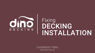 How to Install Composite Decking with Hidden Fastener Fixings​ [upl. by Mccready]