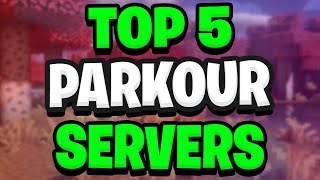 Top 5 Minecraft Parkour Servers [upl. by Meesan]