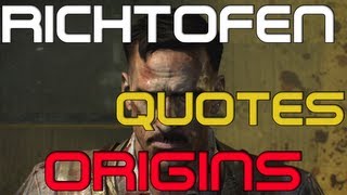 All Richtofen Quotes  Origins [upl. by Iret]