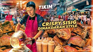 Kanto SISIG DINAKDAKAN Style sa Taguig  Bagnet Crispy Sisig  Kalye Tres Sisig Story  TIKIM TV [upl. by Faxon]