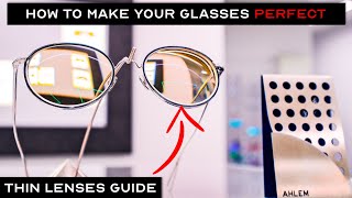 The THINNEST prescription lenses  Plastic vs Glass [upl. by Bazluke997]