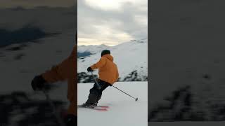 The Cross Over Technique for Ski Carving  shorts [upl. by Greff]