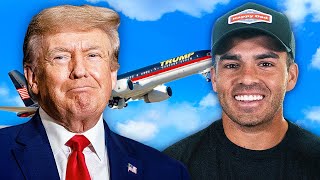 Donald Trump invited us on Trump Force One [upl. by Tallou]