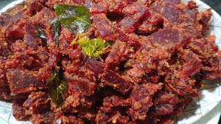 Beetroot poriyal recipe in Tamil [upl. by Atteselrahc]