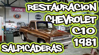 🎯 COMO RESTAURAR UN AUTO🎯CHEVROLET C15 1981🎯SALPICADERAS Y LODERAS🎯 [upl. by Hnib]