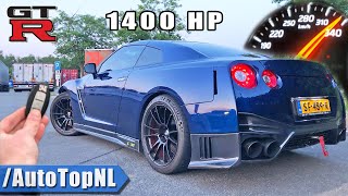 1400HP NISSAN GTR Total Car Concept 337kmh REVIEW on AUTOBAHN by AutoTopNL [upl. by Castor]