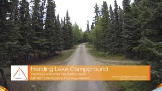 Harding Lake Campground Harding Lake State Recreation Area Richardson Highway Alaska [upl. by Norri172]