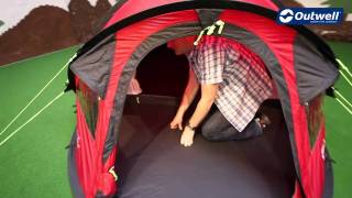 A tour of the Outwell Fusion 300 tent [upl. by Narmis999]