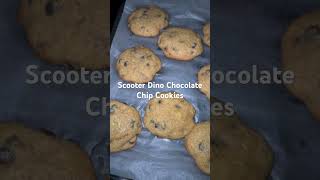 Scooter Dino Chocolate Chip Cookies scooterdinosnacks scooterdino [upl. by Luing]