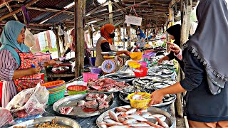 Betong Thailand Morning Market  Pasar Pagi Betong  Halal Foods streetfood [upl. by Esau]