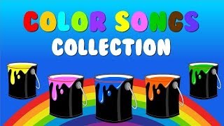 quotColor Songs Collection Vol 1quot  Learn Colors Sing Colors Nursery Rhymes [upl. by Wright]