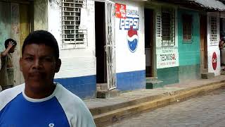 Street in San Carlos Nicaragua After Arrival by Boat  Traveling on a Shoestring Budget 172010 [upl. by Maffa]