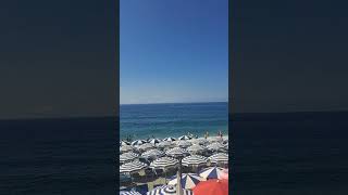 MONTEROSSO AL MARE CINQUE TERRE ITALIA Temperatura 🌡 35 grados en la playa [upl. by Britte]