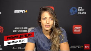 quotEstou na melhor forma possívelquot  Poliana Botelho  UFC Fight Island 6 [upl. by Tnomad239]