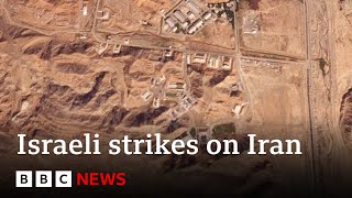 Iran military sites damaged in Israeli strikes  BBC News [upl. by Fernyak]