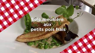 La recette de la sole meunière aux petits pois frais [upl. by Jit114]