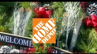 Home Depot New November Arrivals Evergreens Holiday Pots Christmas Decor 2024 [upl. by Riay]