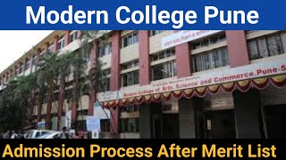 Modern College Pune Admission 2022  Admission Process After Merit List [upl. by Tesil812]