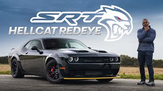 797hp Dodge Challenger Hellcat Redeye Review  Too Crazy For The UK  4K [upl. by Aneehsit932]