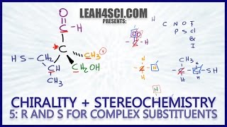 R and S configuration for Lengthy Complex Substituents  Stereochemistry Vid 5 [upl. by Laehpar]