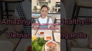 Vietnamese Spring Rolls 🥬🥒recipe cooking [upl. by Muna]