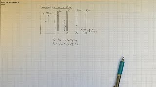 Piezometer Tubes on a Pipe [upl. by Alyar957]