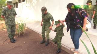 La 20a zona militar en Colima honró Victoria Zamora como Soldado Honorario [upl. by Travers]